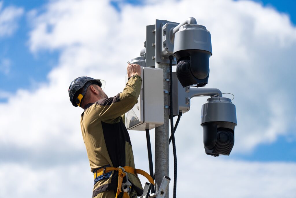 professional security camera installation