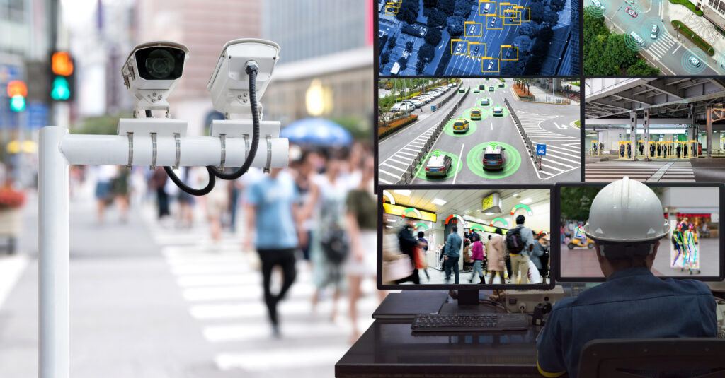 machine learning ai security cameras for business